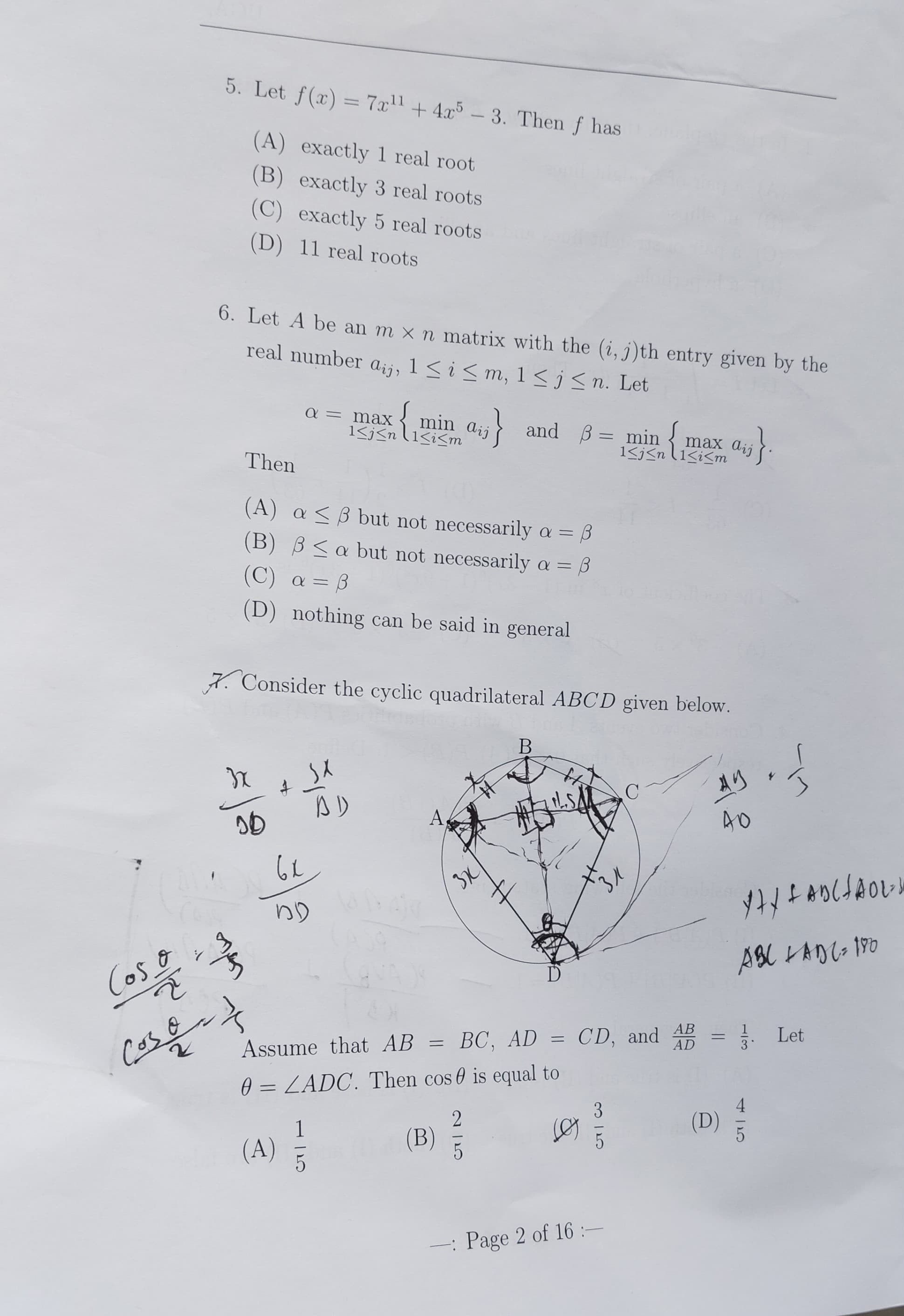 ISI UGA Math Part 2